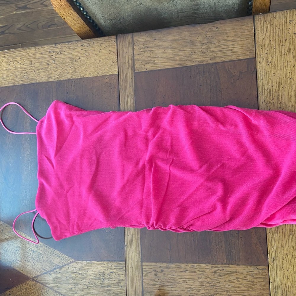 Amazon Hot Pink Mini Dress